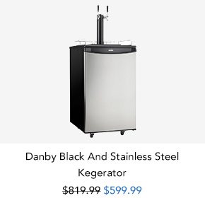 Shop Danby Black And Stainless Steel Kegerator