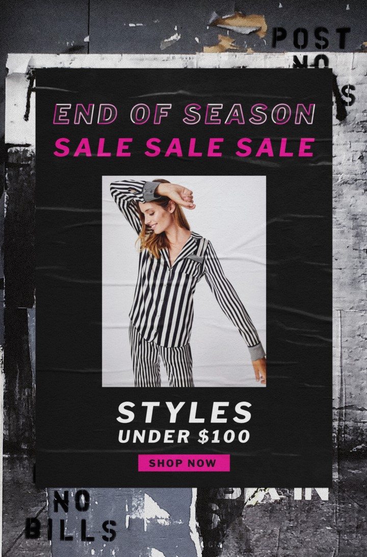 The End Of Season Sale Is Here!