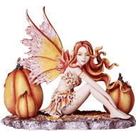 Pumpkin Fairy Statue