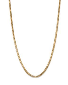 Bloomingdale's Fine Collection Men's Franco Link Chain Necklace in 14K Yellow Gold, 22" - Exclusive