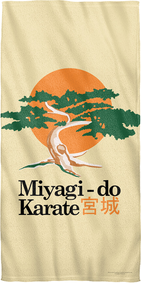 Karate Kid Miyagi-Do Towel