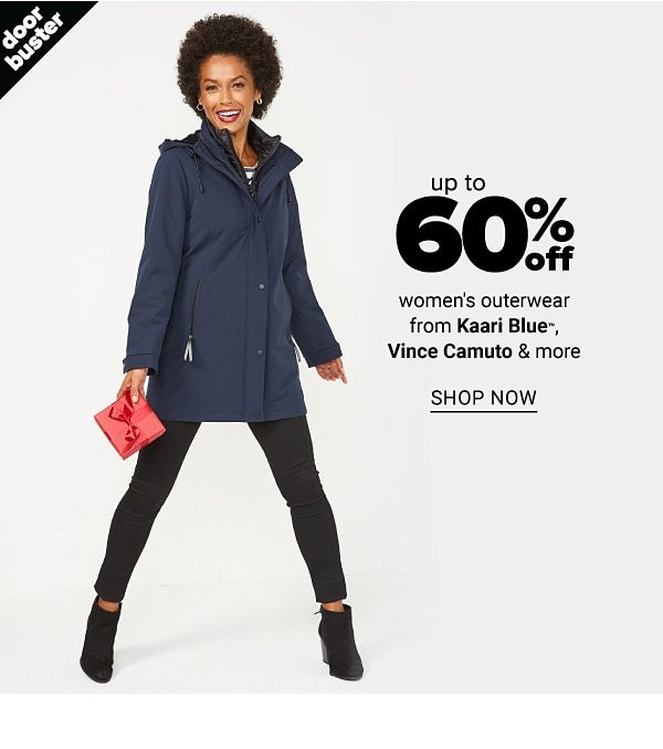 p to 60% off women's outerwear from Kaari Blue, Vince Camuto & more - Shop Now