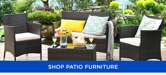 SHOP PATIO FURNITURE