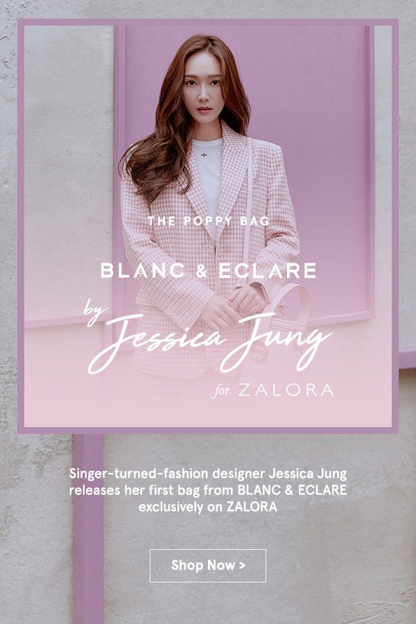 The Poppy Bag. Blanc And Eclare by Jessica Jung for ZALORA