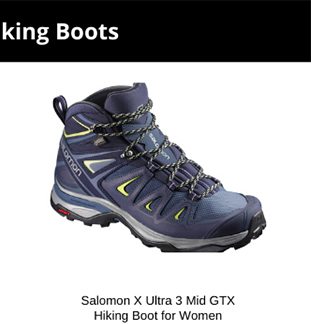 Salomon X Ultra 3 Mid GTX Hiking Boot for Women