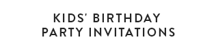 Kids' Birthday Invitations