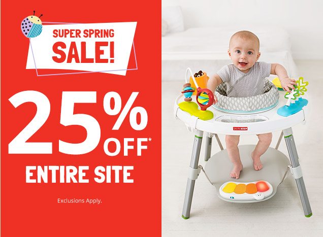 SUPER SPRING SALE! 25% OFF* ENTIRE SITE | Exclusions Apply.