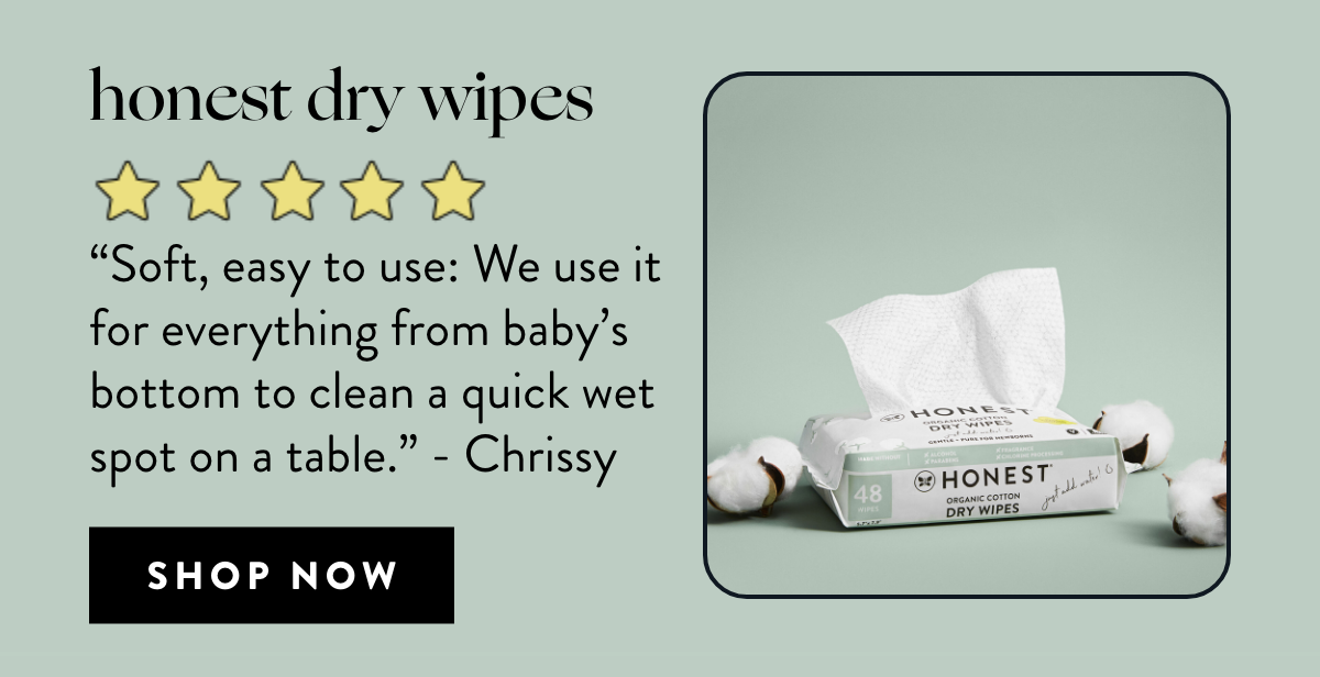 Honest Dry Wipes | Shop Now