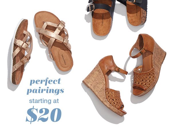 Perfect pairings starting at $20