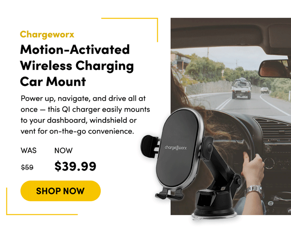 Motion-Activated Wireless Charging Car Mount | Shop Now