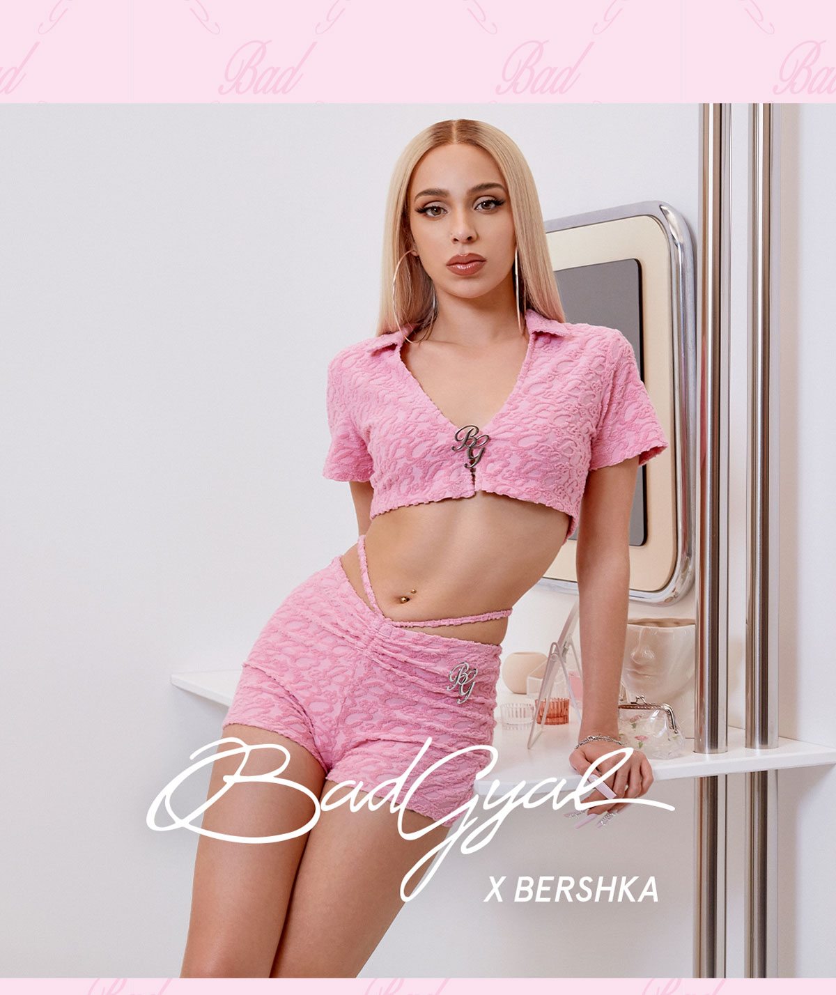 Bad Gyal x Bershka 💗🔥 NOW AVAILABLE - Bershka Email Archive