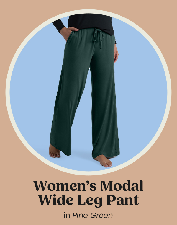 Women's Modal Wide Leg Pant