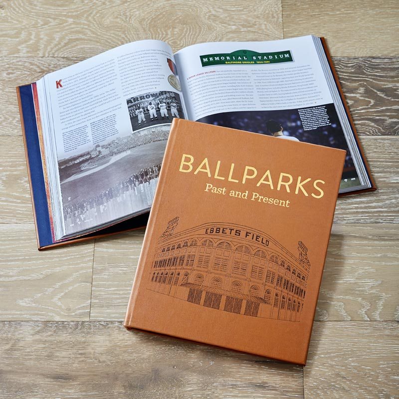 Leather Ballparks Past and Present Book