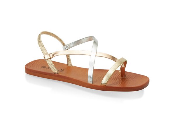 Toe Loop Strappy Sandals