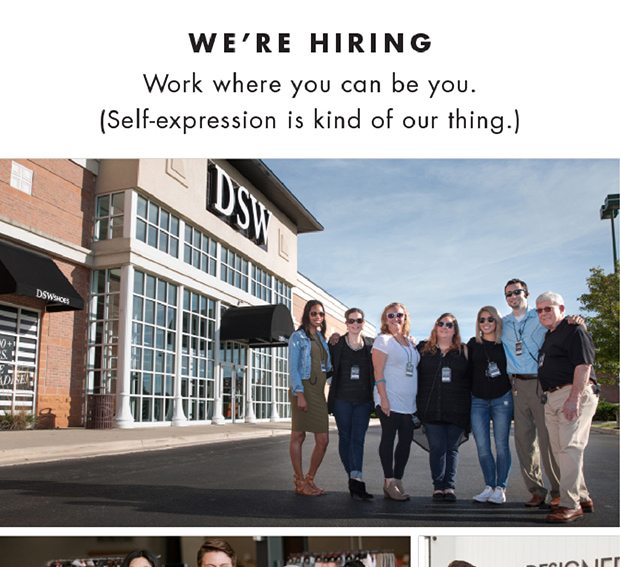 WE'RE HIRING