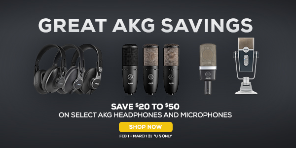 AKG Mics and Headphones On Sale Now