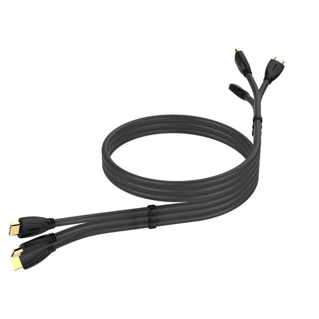 Image of Bundled Triple - 12ft HDMI Cable - Ethernet, 4K High Speed