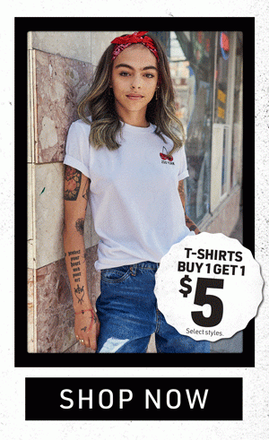 Tees From BOGO $5. Select Styles. 