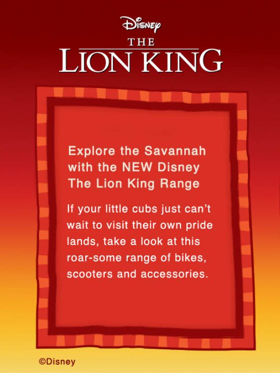 DISNEY THE LION KING