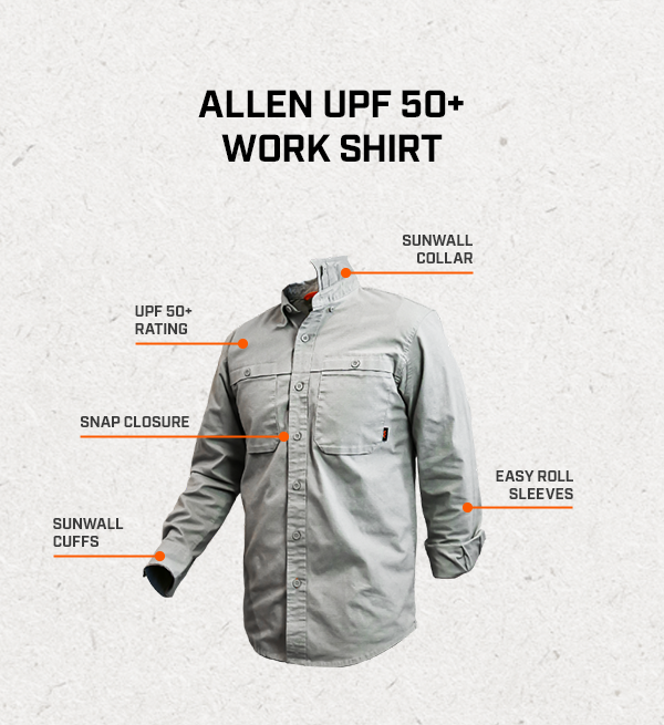 Allen UPF 50+ Work Shirt