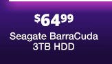 Seagate BarraCuda 3TB HDD