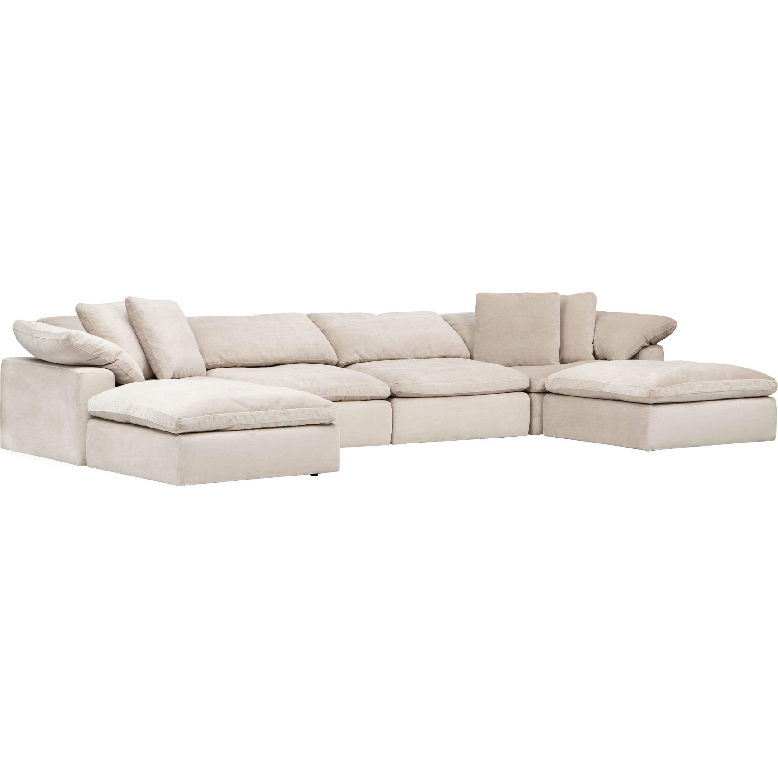 Image of Mateo 6 Piece Modular Sectional, Romo Linen