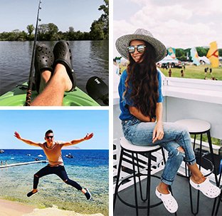 Tag your photos @Crocs #ComeAsYouAre