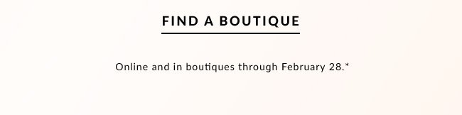 FIND A BOUTIQUE