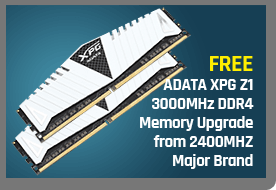 Free ADATA XPG Z1 3000MHz DDR4 memory Upgrade