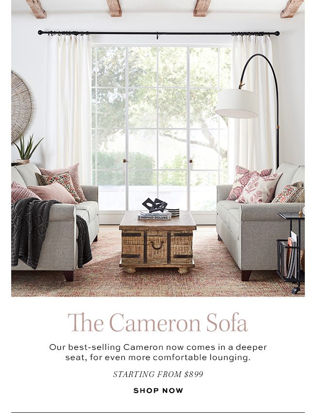 SHOP THE CAMERON SOFA >