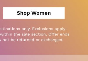 Shop Women CTA