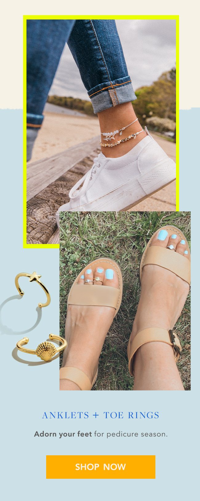 Shop Anklets + Toe Rings