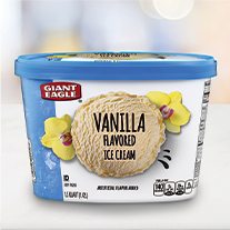 Giant Eagle Vanilla Ice Cream