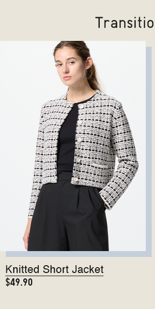 PDP9 - WOMEN KNITTED SHORT JACKET