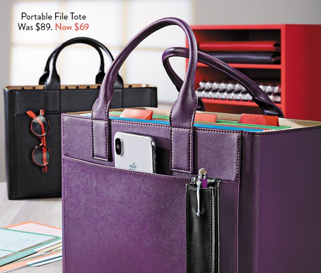 LevTex™ Portable File Tote