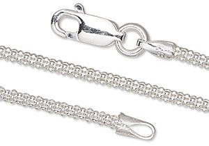 Sterling Silver Popcorn Chain