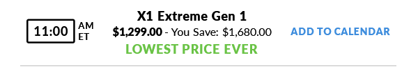 X1 Extreme Gen 1