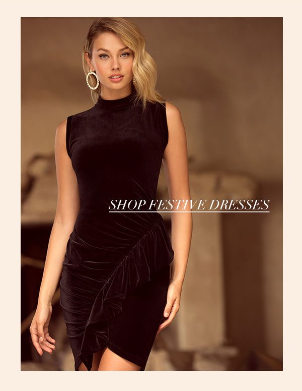 SHOP FESTIVE DRESSES