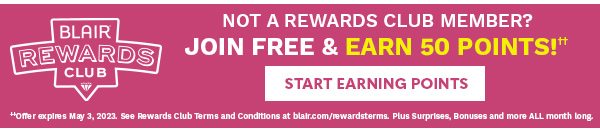 NOT A MEMBER? JOIN FREE FREE and EARN 50 POINTS - START EARNING POINTS