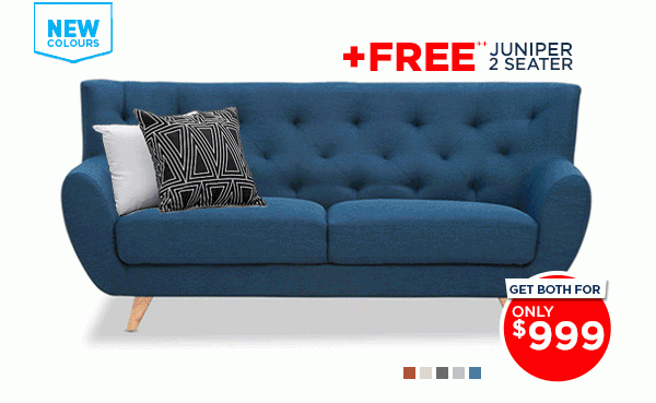Juniper 3 Seater with Free 2 Seater