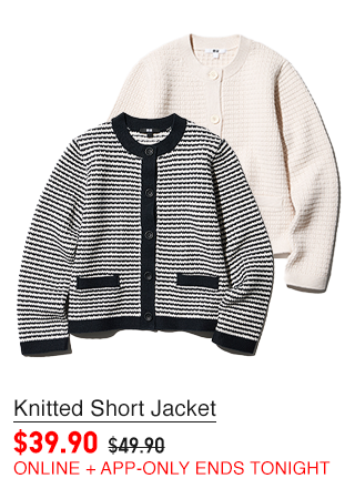 PDP 12 - WOMEN KNITTED SHORT JACKET