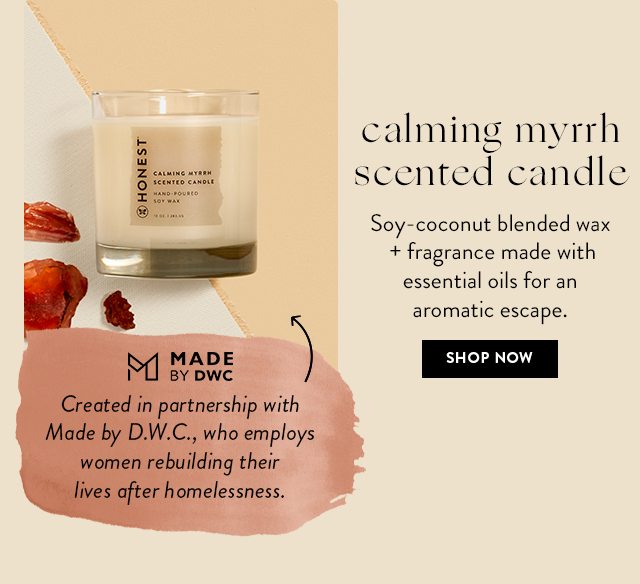 Shop Calming Myrrh Scented Candle