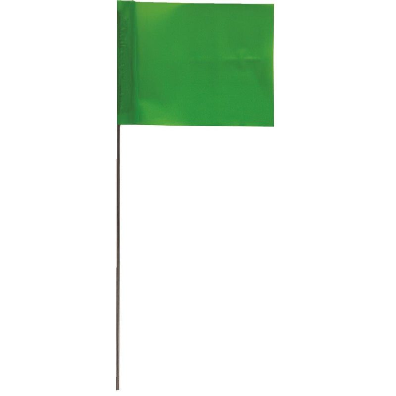 Blackburn High-Vis Vinyl Marking Flags with 30""-36"" Wire Stakes | 100 Pack