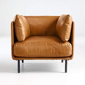 wells leather chair