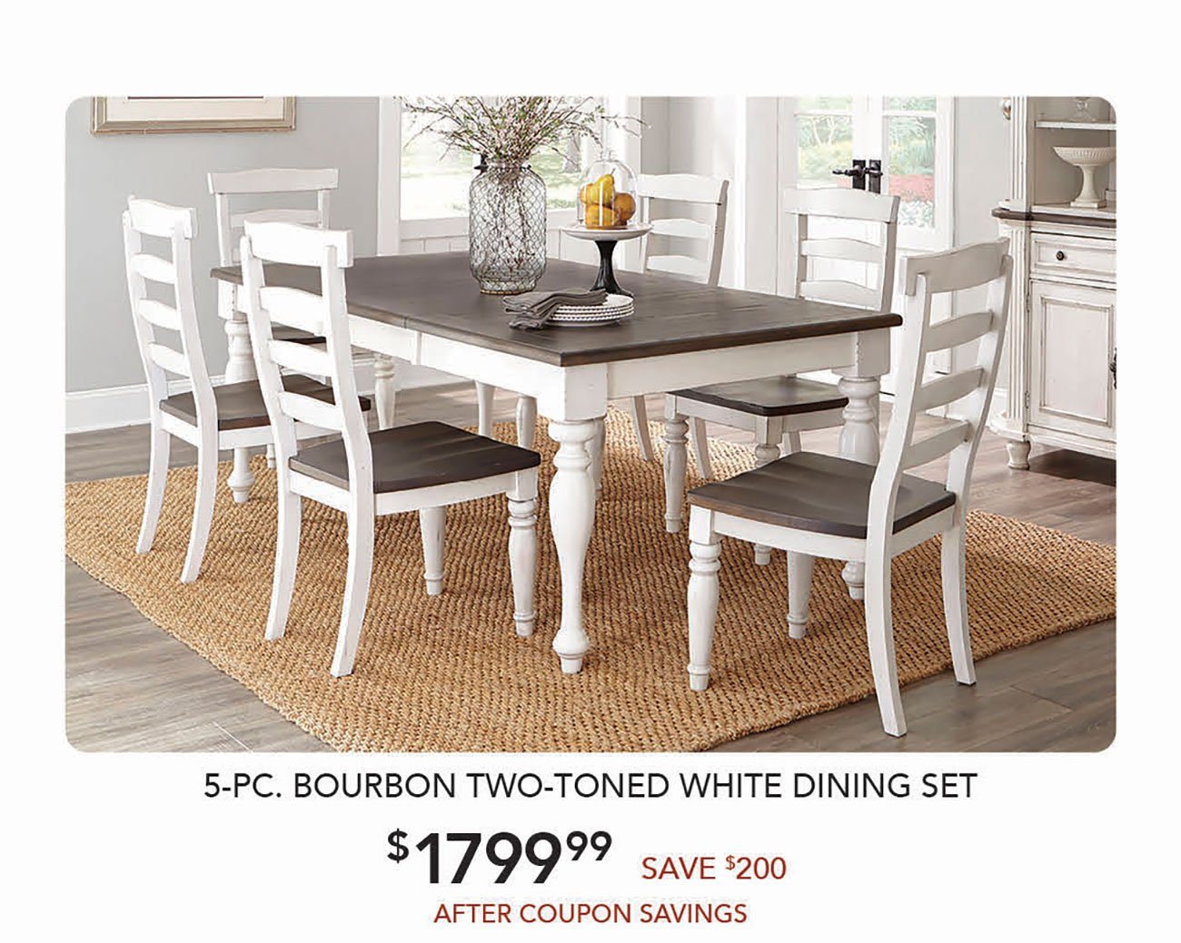 Bourbon-Two-Toned-White-Dining-Set