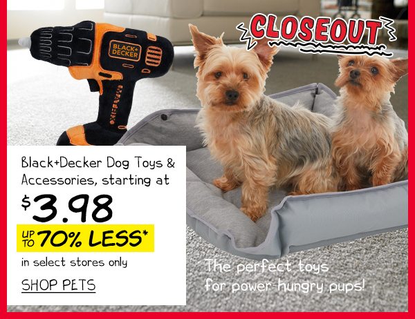 Black+Decker Dog Toys & Accessories