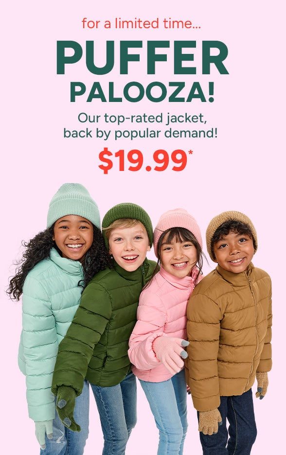 $19.99 Puffer Jackets