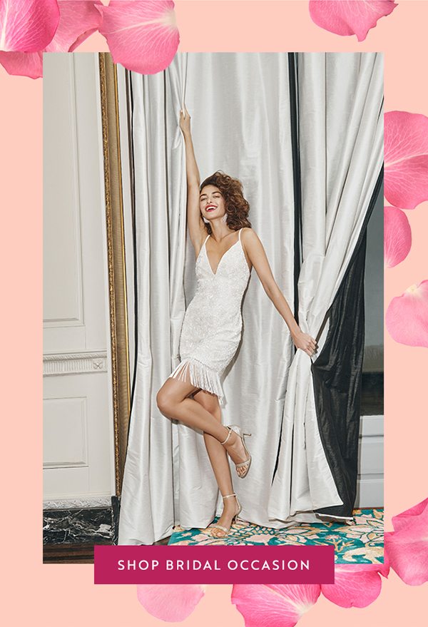 Shop little white dresses.