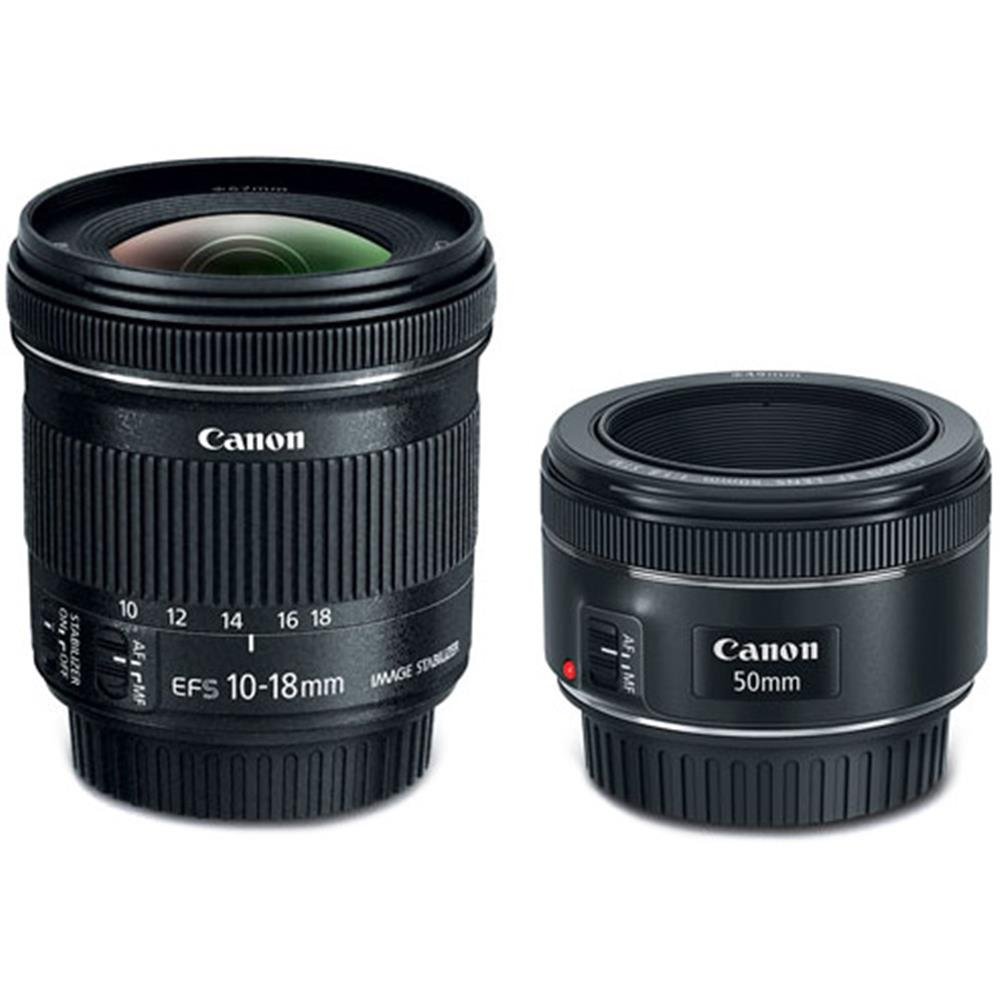 CANON 10-18MM & 50MM F1.8 2-LENS KIT