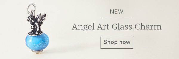 NEW Angel Glass Charm - Shop now